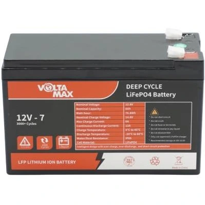 باتری لیتیوم فسفات ولتامکس مدل VTM127 ظرفیت 7 آمپر ساعت