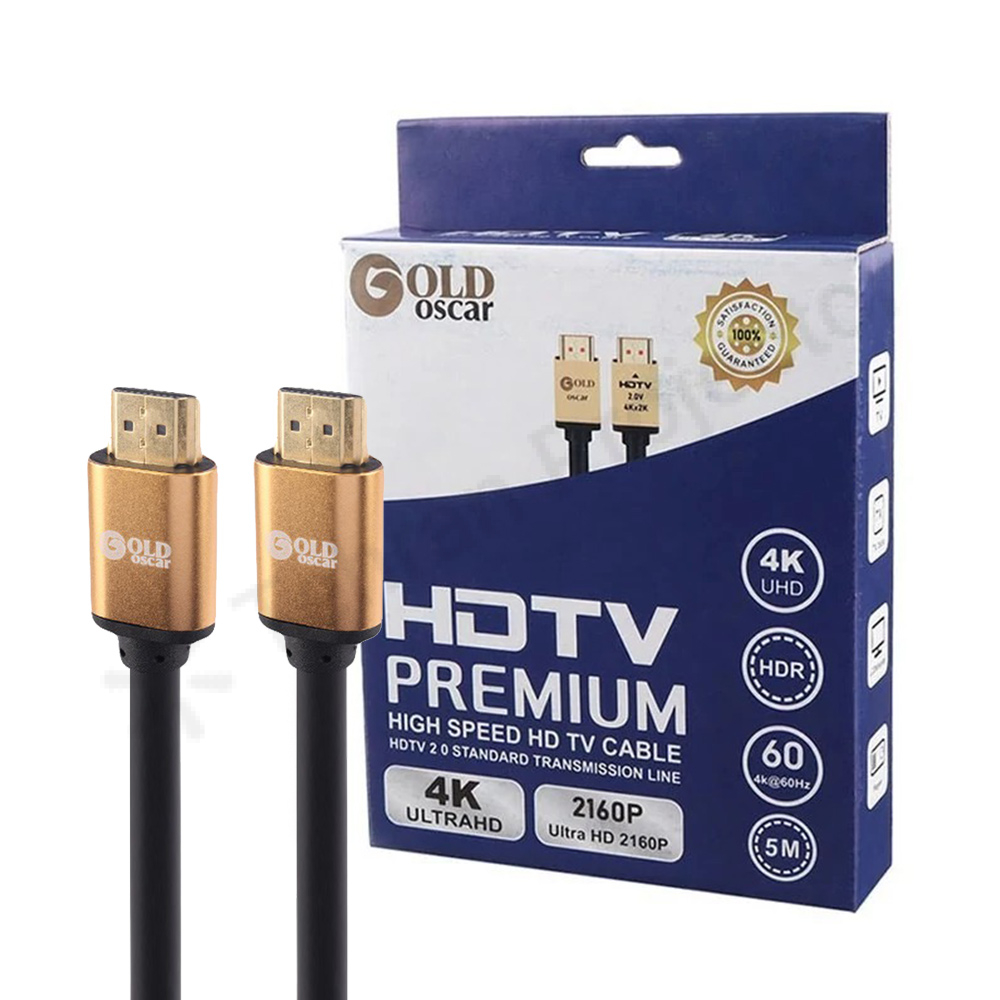 کابل 10 متری HDMI مدل (4k) گلد اسکار طلایی