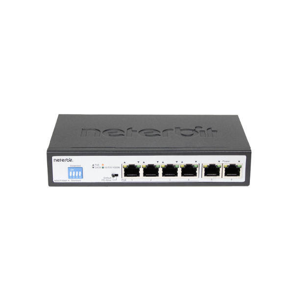 سوئیچ 6 پورت نتربیت مدل NGS-F1006P-A