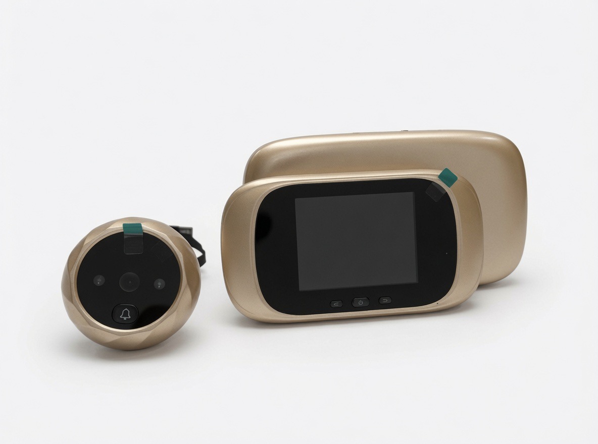 چشمی دیجیتال درب مدل Visual Door Viewer با نمایشگر LCD رنگی