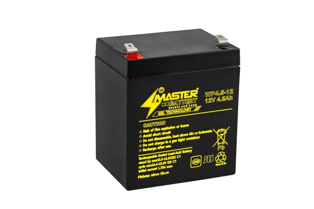 باتری سیلد اسید 12 ولت 5 آمپر مستر Master