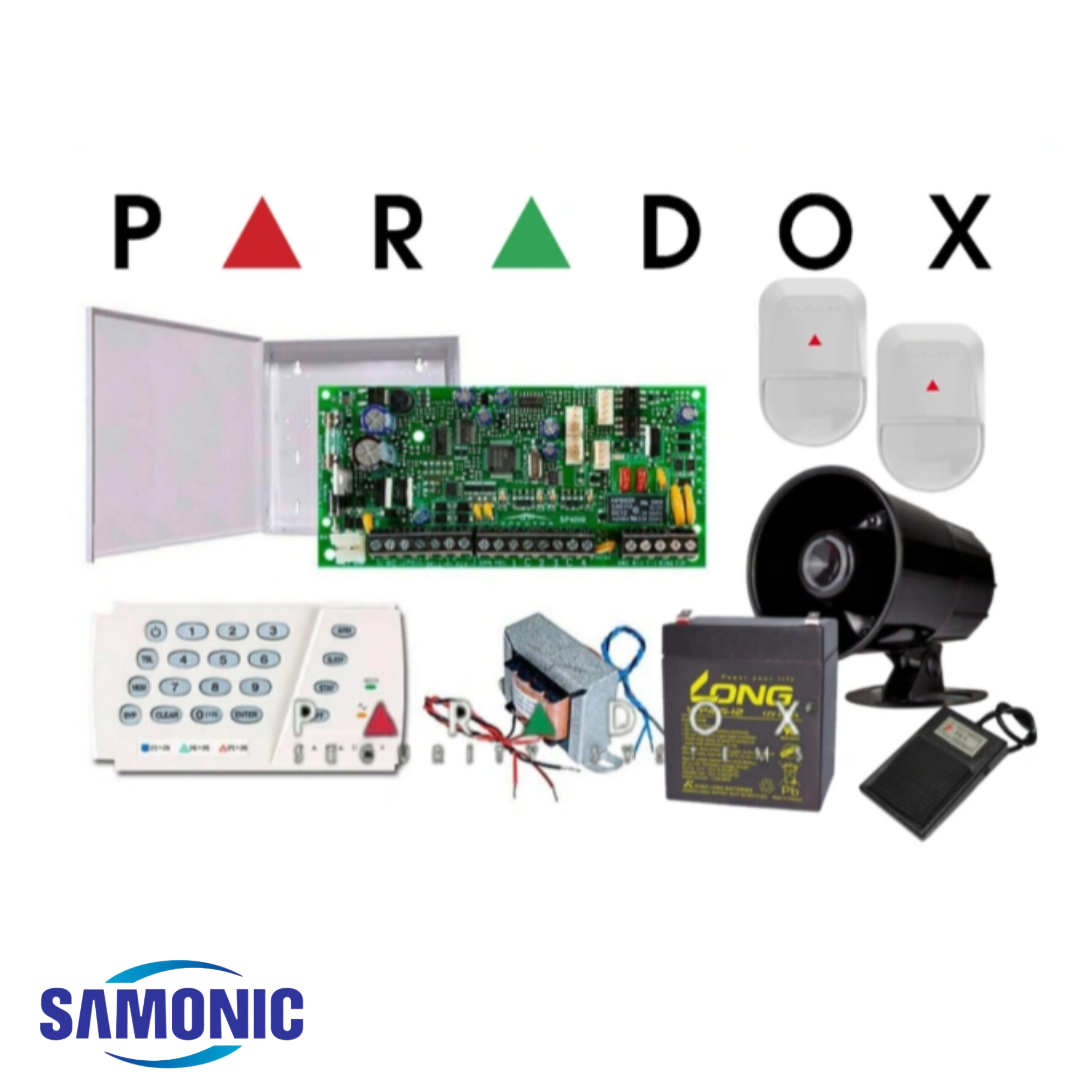 پکیج دزدگیر SP4000 پارادوکس مخصوص طلا و جواهر فروشی